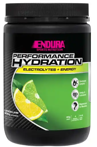 Chemist Warehouse Endura performance hydration lemon lime 800g offer