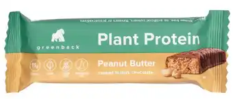 Chemist Warehouse Greenback plant protein bar peanut butter 50g offer