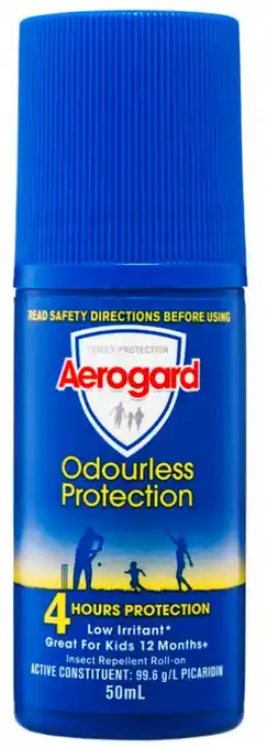 Aerogard odourless insect repellant 50ml roll on