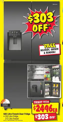 JB Hi-Fi French Door Fridge offer