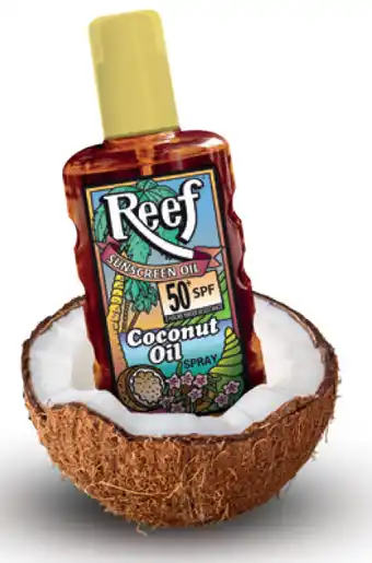 Chemist Warehouse Reef coconut oil spf 50+ moisturising oil spray 220ml offer