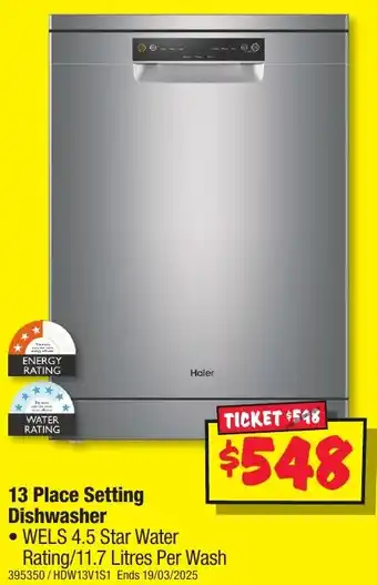 JB Hi-Fi Dishwasher offer