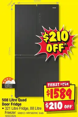 JB Hi-Fi Quad Door Fridge offer