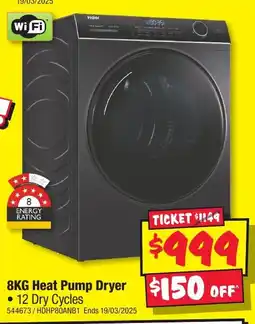 JB Hi-Fi Heat Pump Dryer offer