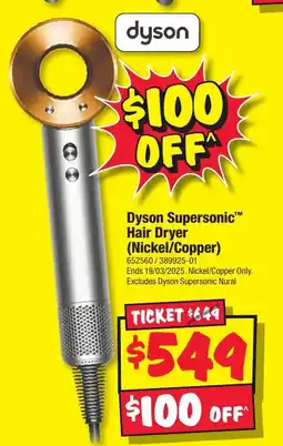 JB Hi-Fi Hair Dryer offer