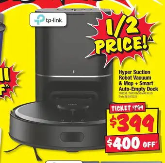 JB Hi-Fi Robot Vacuum & Mop + Smart Auto-Empty Dock offer