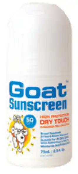 Chemist Warehouse Goat sunscreen dry touch roll on 75ml offer