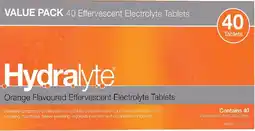 healthylife Hydralyte Effervescent Electrolyte Tablets 40 Pack offer