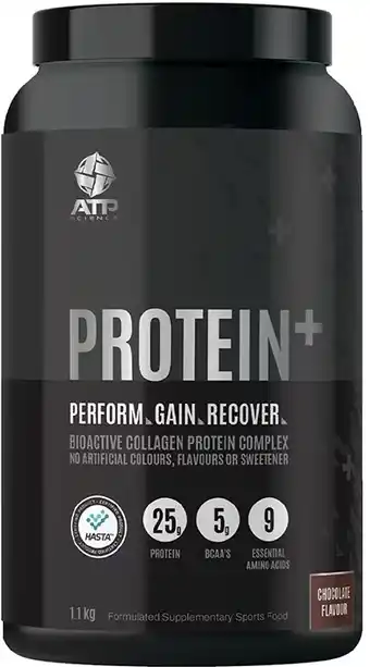 healthylife ATP Science Protein Plus Bioactive Collagen Protein Chocolate 1.1kg offer