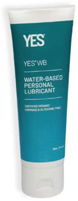 healthylife Yes Organic Lubricants WB Water Based Personal Lubricant 50ml offer