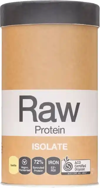 healthylife Amazonia Raw Protein Isolate Vanilla 1kg offer