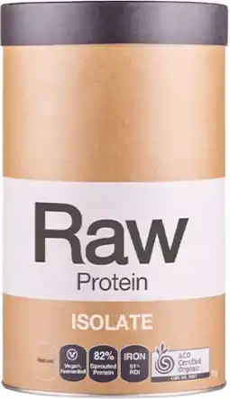 healthylife Amazonia Raw Vegan Protein Isolate Natural 1kg offer