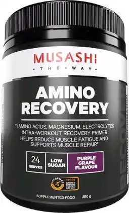 healthylife Musashi Amino Recovery Powder Purple Grape 350g offer