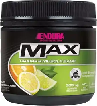 healthylife Endura Max Cramp & Muscle Ease Citrus 260g offer