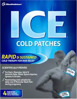 healthylife Mentholatum Ice Cold Pain Relief Patches 4 Pack offer