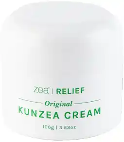 healthylife Zea Relief Original Kunzea Cream 100g offer