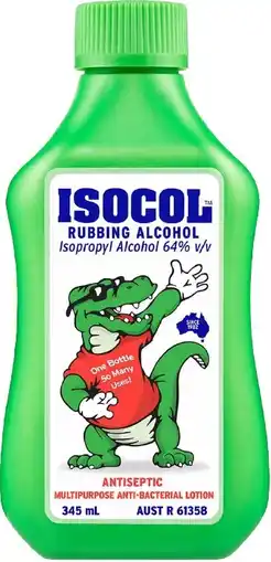 healthylife Isocol Antiseptic Rubbing Alcohol Lotion 345ml offer