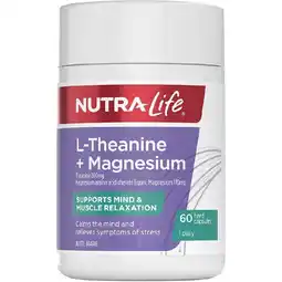 healthylife Nutra-Life L-Theanine + Magnesium 60 Capsules offer