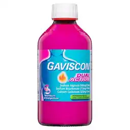 healthylife Gaviscon Dual Action Liquid Peppermint 600ml offer