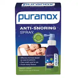 healthylife Puranox Anti Snoring Spray 25g offer