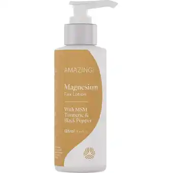 healthylife Amazing Oils Magnesium Flex Lotion with Msm Turmeric & Black Pepper 125ml offer