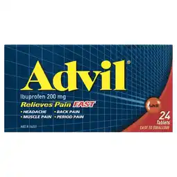 healthylife Advil Fast Pain Relief 24 Tablets offer