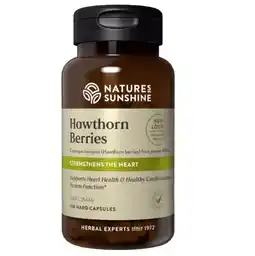 healthylife Nature's Sunshine Hawthorn Berries 450mg 100 Capsules offer