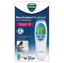 healthylife Vicks No Touch 3-In-1 Forehead Thermometer VNT200 offer