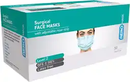 healthylife Aero Mask Surgical Face Mask with Earloops Level 2 50 Pack offer