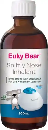 healthylife Euky Bear Sniffly Nose Inhalant 200ml offer