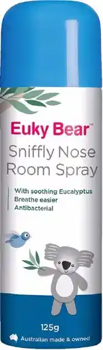 healthylife Euky Bear Sniffly Nose Room Spray 125g offer