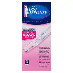 healthylife First Response Early Result Instream Pregnancy Test 3 Pack offer