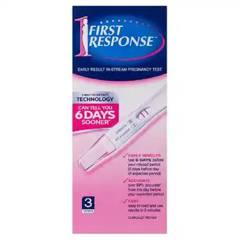 healthylife First Response Early Result Instream Pregnancy Test 3 Pack offer