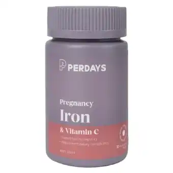 healthylife Perdays Pregnancy Iron & Vitamin C 30 Tablets offer