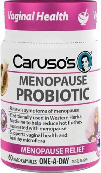 healthylife Caruso’s Menopause Probiotic 60 Caps offer