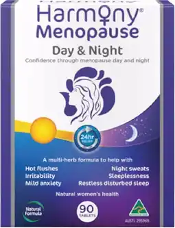 healthylife Harmony Menopause Day & Night 90 Tablets offer