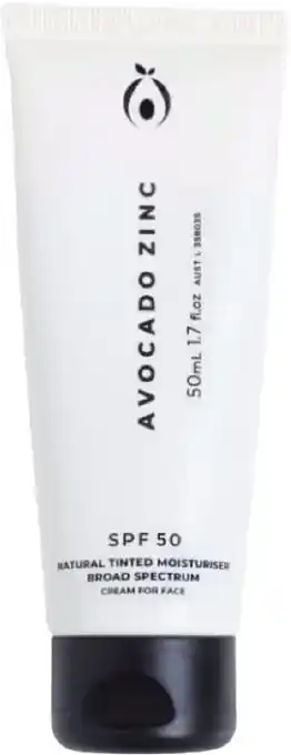 healthylife Avocado Zinc Natural Tinted Moisturiser Light - Medium SPF50 50ml offer