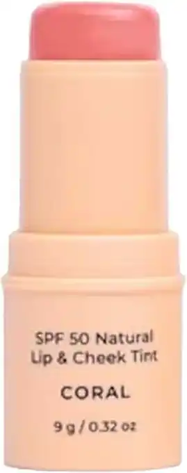 healthylife Avocado Zinc SPF50 Natural Lip & Cheek Tint - Coral 9g offer