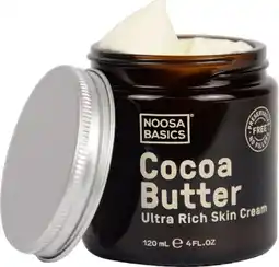 healthylife Noosa Basics Ultra Rich Skin Cream Cocoa Butter 120ml offer