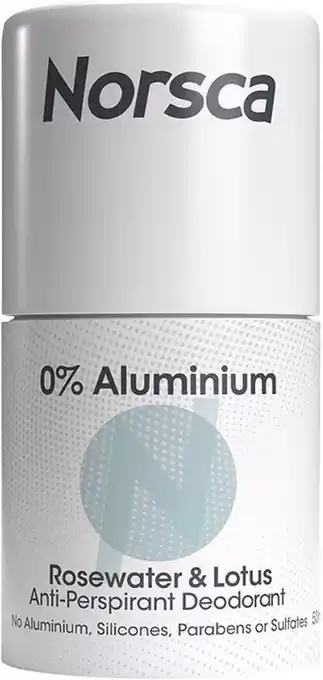 healthylife Norsca Aluminium Free Rosewater + Lotus Roll on Deodorant 50ml offer