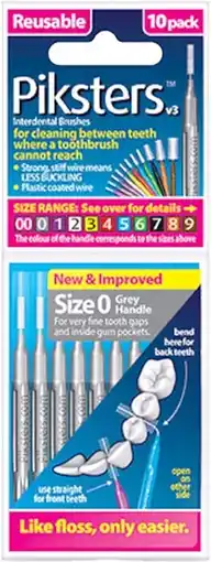 healthylife Piksters Interdental Brushes 10 Pack offer