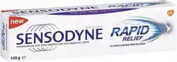 healthylife Sensodyne Rapid Relief Toothpaste 100g offer