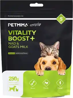 healthylife Petmima Vitality Boost+ Nad & Goats Milk Powder 250g offer