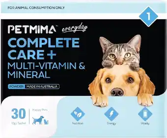 healthylife Petmima Complete Care+ Multi- Vitamin & Mineral 10g x 30 Sachet offer