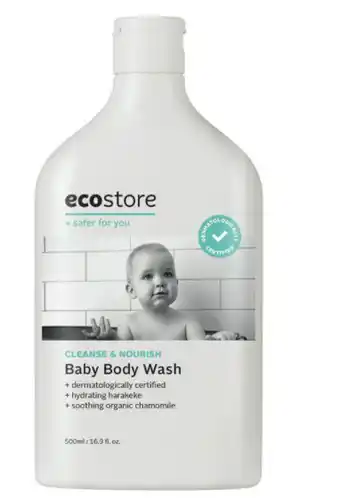 Chemist Warehouse Ecostore baby body wash 500ml offer