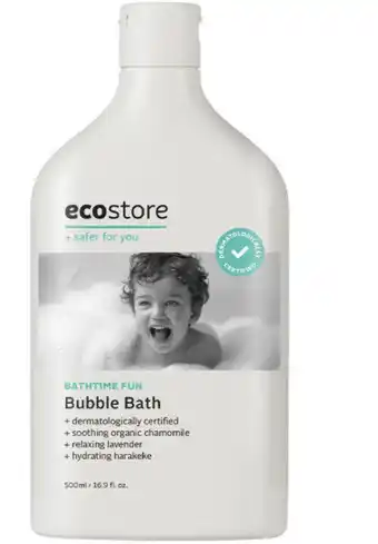 Chemist Warehouse Ecostore baby bubble bath 500ml offer