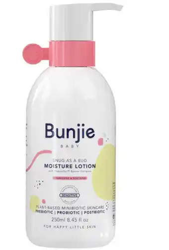 Chemist Warehouse Bunjie moisture lotion 250ml offer