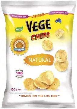 IGA Ajitas Vege Chips 100g Selected Varieties offer