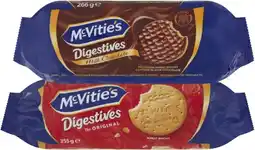 IGA Mcvities Digestive Biscuits 266-355g Selected Varieties offer