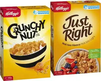 IGA Kellogg’s Cereal Crunchy Nut Corn Flakes 380g, Just Right 460g or Original Special K 300g offer